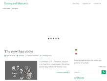 Tablet Screenshot of dannyandmanuela.net